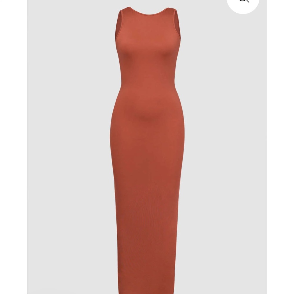 ⚠️SOLD Strapless Open-back Slit Maxi Dress
